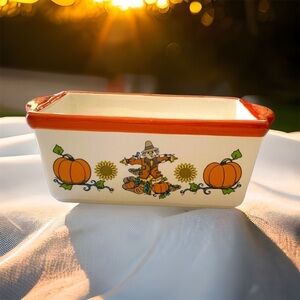 Ceramic Holiday Loaf Pan